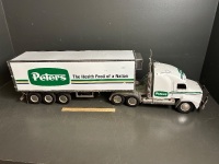 Peters The Health Food of a Nation Heavy Metal Aluminium Large Model Truck