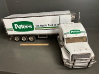 Peters The Health Food of a Nation Heavy Metal Aluminium Large Model Truck - 2