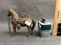 Collection of Vintage Lighters inc. Brass Horse - 3