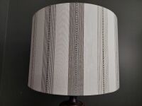 Large Wooden Carved Table Lamp - 3