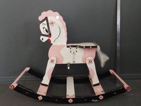 Vintage Childrens Rocking Horse