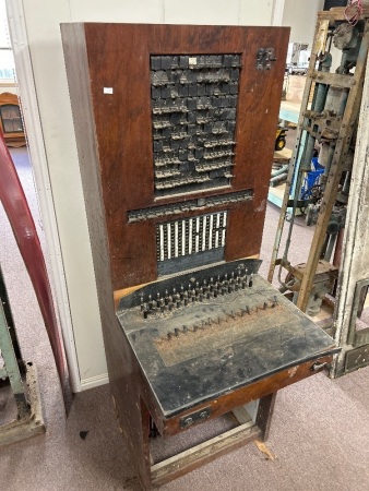 Vintage floor standing telephone exchange console for restoration