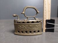 Miniture Antique Brass Iron Rare to find 