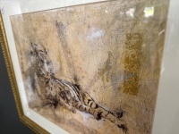 Tiger Print in Guilded Frame - 3