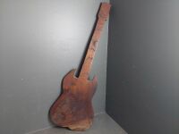 Hand Made Wooden Display Guitar ACDC  - 3