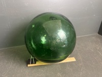 Japanese Green Glass Float - 3