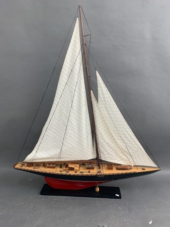 Sailboat Clipper Model on Stand