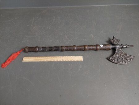 B.E.L (Eng) cast metal ceremonial hatchet