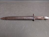 Turkish bayonet/dagger with Otterman script  - 9 1/2in blade - possibly early 1900s - 10