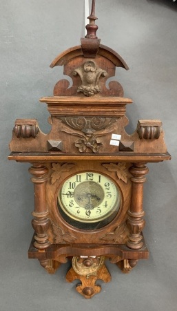 Late 19th Century Kienzle German Wall Clock