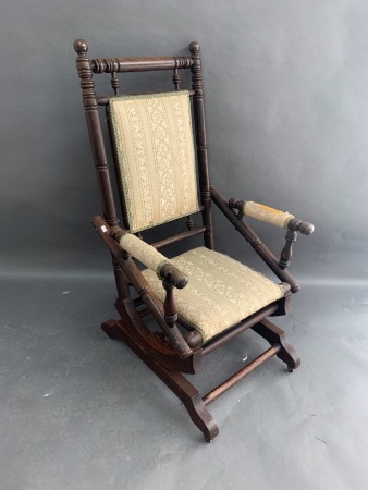 Vintage Dexter Rocker - NeedsÂ  Re-Upholstering