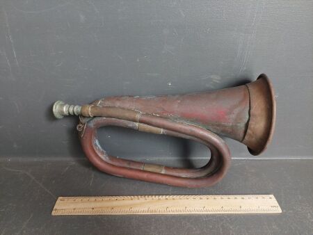 Antique Copper Bugle