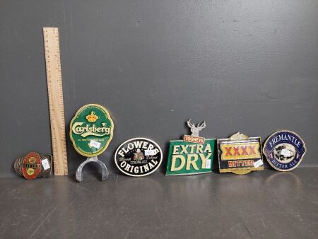 4 x Beer Tap Decals - 1 x Beer Belt Buckle