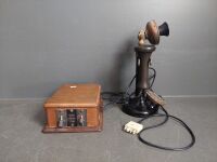 Antique Candlestick Telephone - Unsure of Working Order - 2