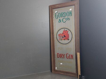 Gordon & Co Dry Gin Bar Mirror