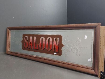 Antique Style Saloon Mirror