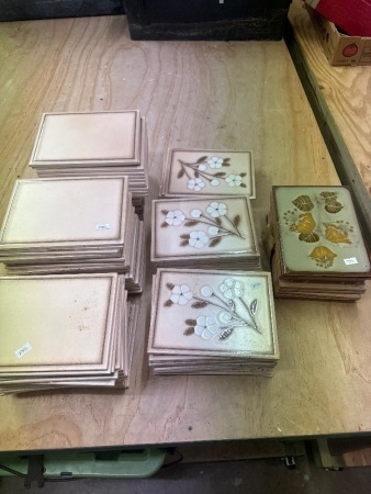 Large Quantity of Mid Century Tiles