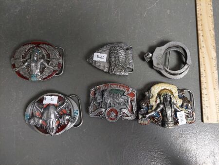 Mixed Selection of Various Belt Buckles