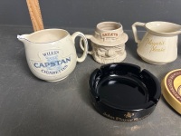 Mixed Collection of Alcohol Jugs - Mugs - Ash Tray - 2