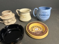 Mixed Collection of Alcohol Jugs - Mugs - Ash Tray - 3