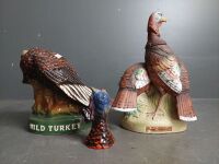 2 Collectable Wild Turkey Bottles - 3