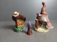 2 Collectable Wild Turkey Bottles - 4