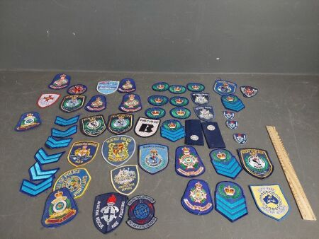 Large Quantity of Emergency Services Cloth Patches