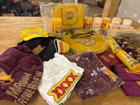 XXXX & Maroons Beer Pack w. Cooler Bags, Beer coolers, BBQ Plate,T-Shirts etc - 2