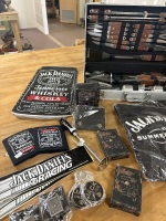 Jack Daniels Pack with Boxed BBQ Set, Caps, Apron, Stickers etc - 2