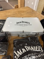 Jack Daniels Pack with Boxed BBQ Set, Caps, Apron, Stickers etc - 5