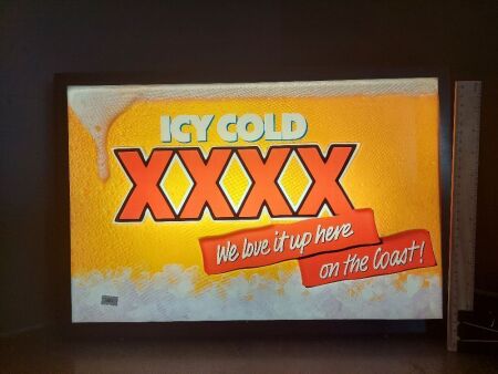 XXXX Back Lit Sign