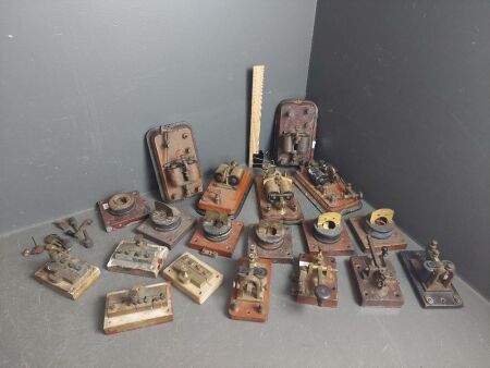 Large Collection of Morse Code Equipment - Siemens Brothers and Co