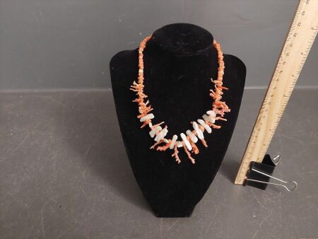 Pearl & Coral Necklace