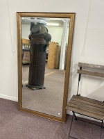 Large Framed Wall Mirror - 2