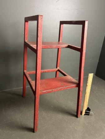 Mid Century Metal Step Stool