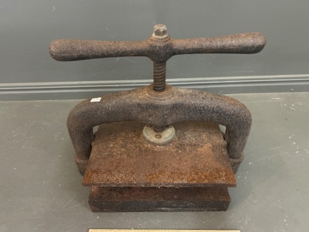 Antique cast iron press