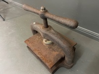 Antique cast iron press - 3