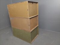 3x Criterion (Eng) tin drawer cabinets - 5