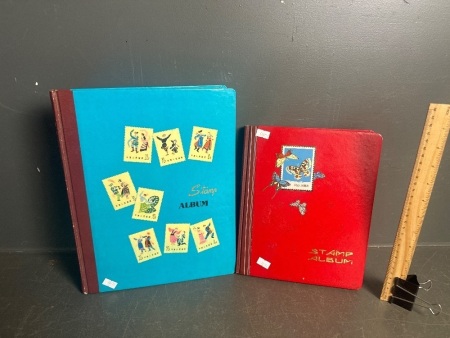 Two Stamp Albums full of Mixed Collectable Stamps