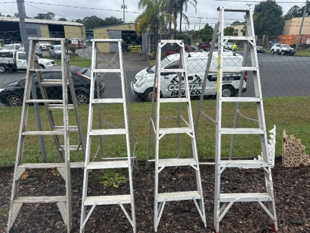 4 Aluminium Step Ladders