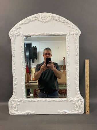 Vintage Shabby French Framed Bevelled Wall Mirror