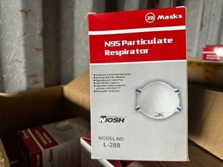 3 Boxes of N95 Particulate Respirator Niosh Masks Model L-288