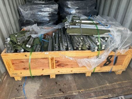 Large Crate of Foldable Camp Stretchers