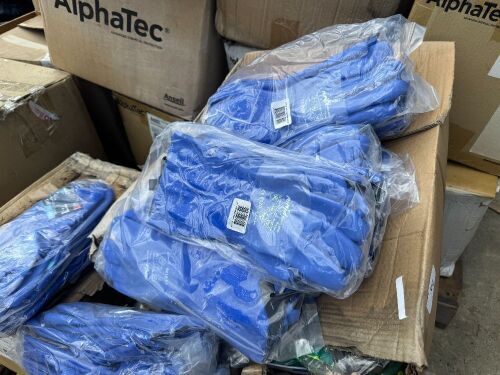 Large Pallet of assorted Rubber Gloves various sizes