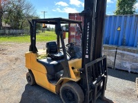 Caterpillar DP25N Diesel Forklift - Serial no. T18C-52314 - 2500kg at 500mm load - load centre 500mm - max height 4500mm - indicating 5882 hrs - (SPECIAL CONDITIONS - auctioneers retain usage rights until 3pm, Tuesday, July 23) - 2