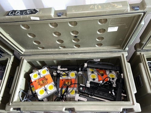 Transit Case with Various Industrial Power boards