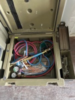 Transit Case containing Oxy Acetylene & Gauges plus accessories