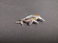 Large Solid 925 Silver Dolphin Pendant - 3