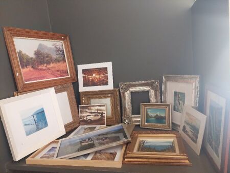 Large mixed lot of Frames and Artworks