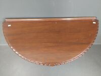 Antique Half Round Timber Console Table - 2